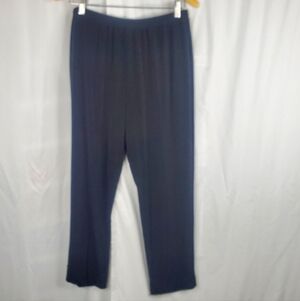 Rafael Elastic Waist Black Pants Size Large
